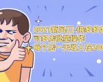 2021新风口-拼多多虚拟店：可多店批量操作，每个店一天收入在200-1000-第一资源库