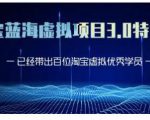 黄岛主·淘宝蓝海虚拟项目3.0,小白宝妈零基础的都可以做到月入过万-第一资源库