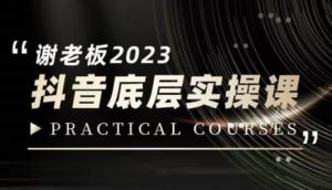 蟹老板·2023抖音底层实操课,打造短视频的底层认知-第一资源库